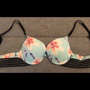 PINK Floral Wear Everywhere Push Up Bra